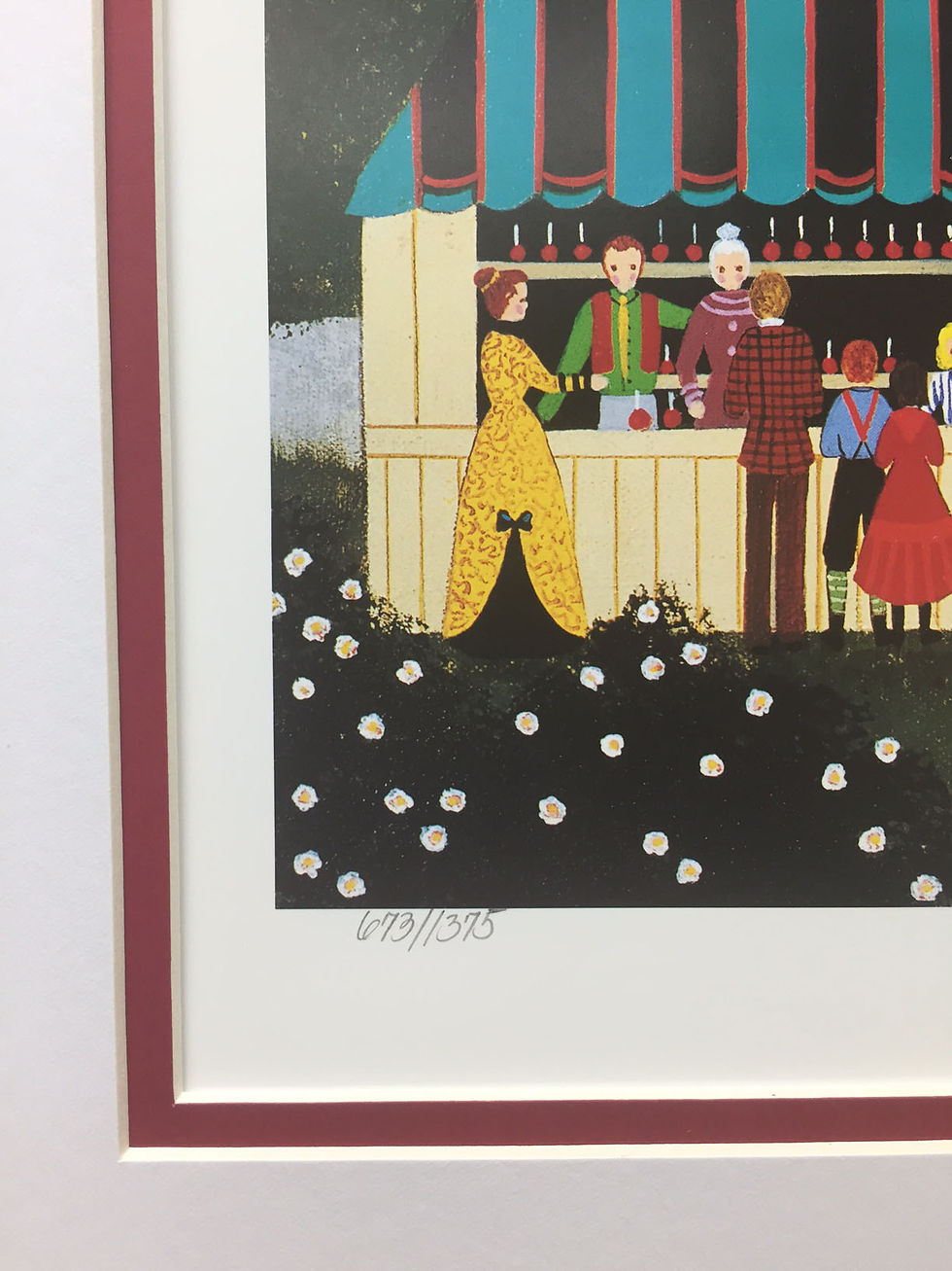 Thumbnail: Jane Wooster Scott "Candied Apples and Candy Corn" FRAMED Lithograph Hand Signed