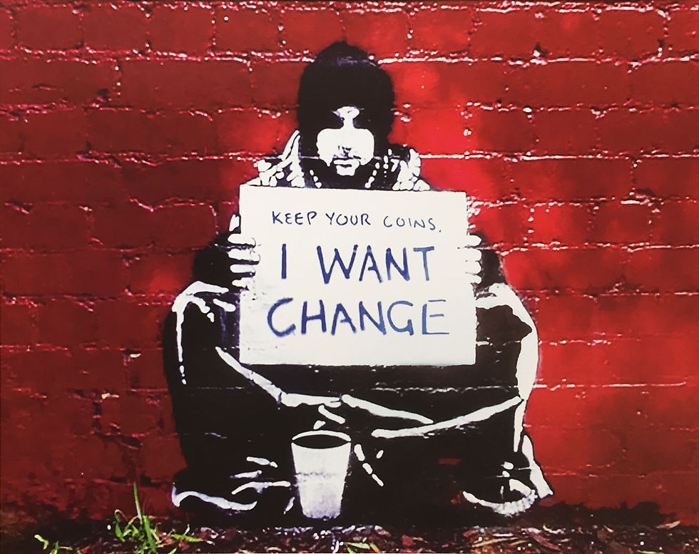 Thumbnail: Banksy "I Want Change"