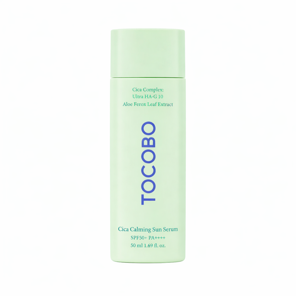 TOCOBO Cica Calming Sun Serum SPF50+ PA++++ bottle