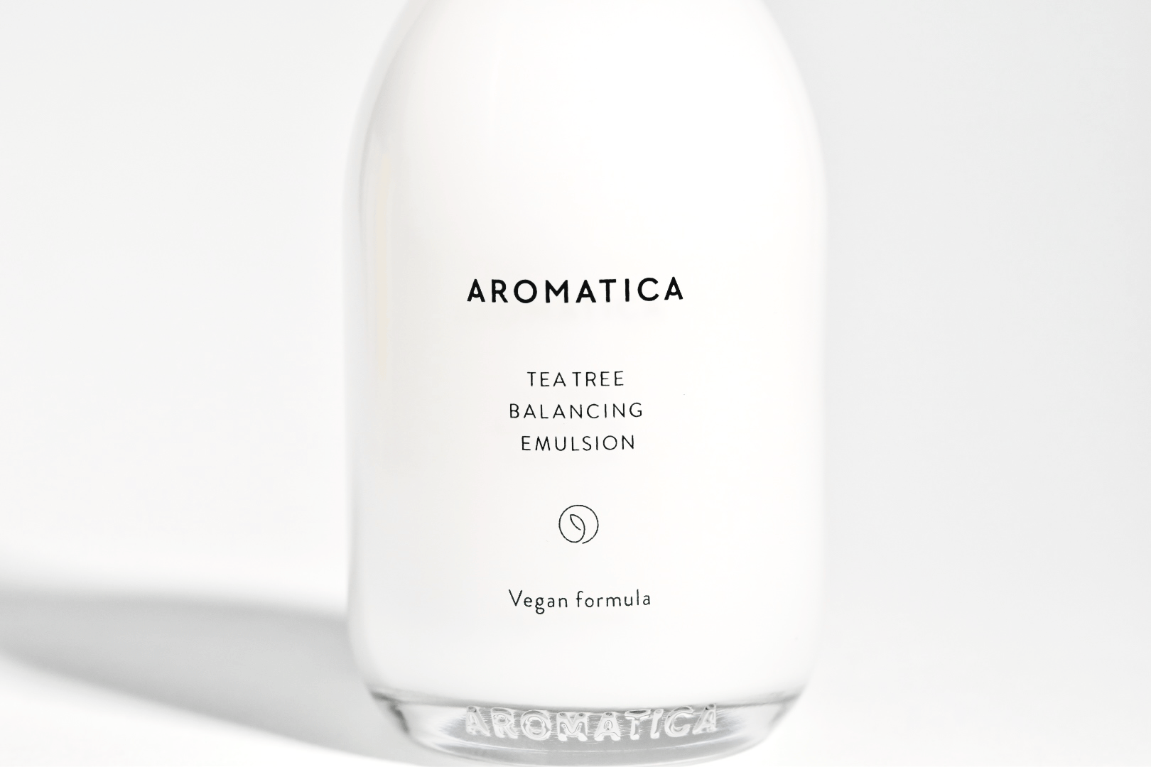 Aromatica Tea Tree Balancing Emulsion vegan formula bottle