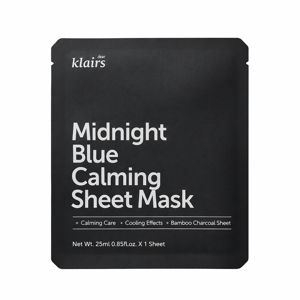 Klairs Midnight Blue Calming Sheet Mask packaging