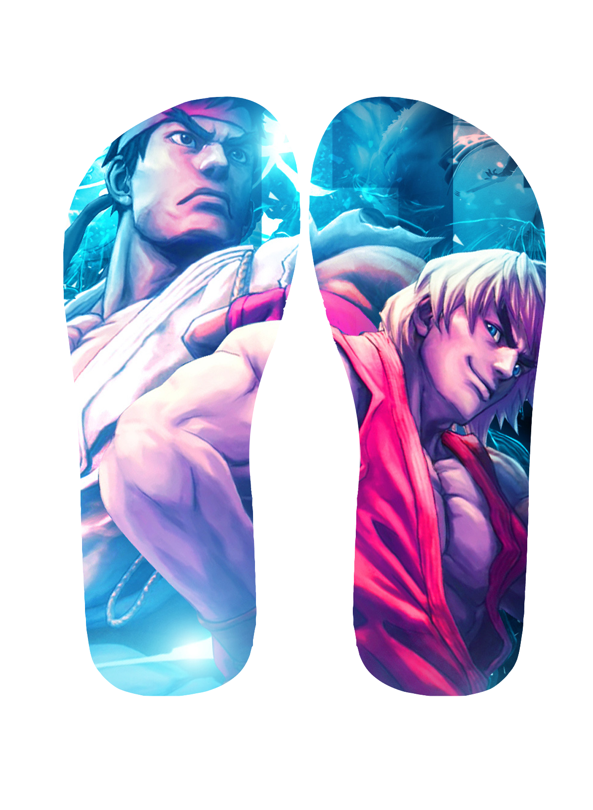 Chinelo Street Fighter Ryu e Ken