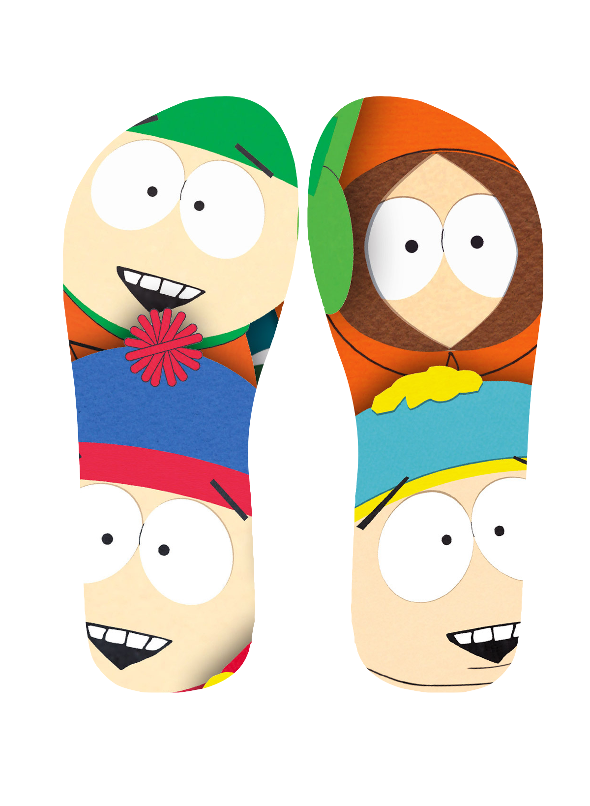 Chinelo South Park Cartman Kenny Stan e Kyle