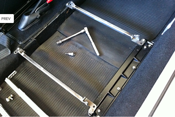 Thumbnail: LWT Recaro seat Brackets - pair (one seat)