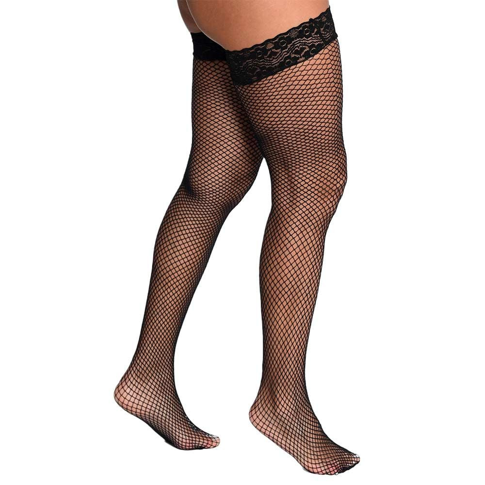 Meia 7/8 Arrastao Punho Renda Perrutextil