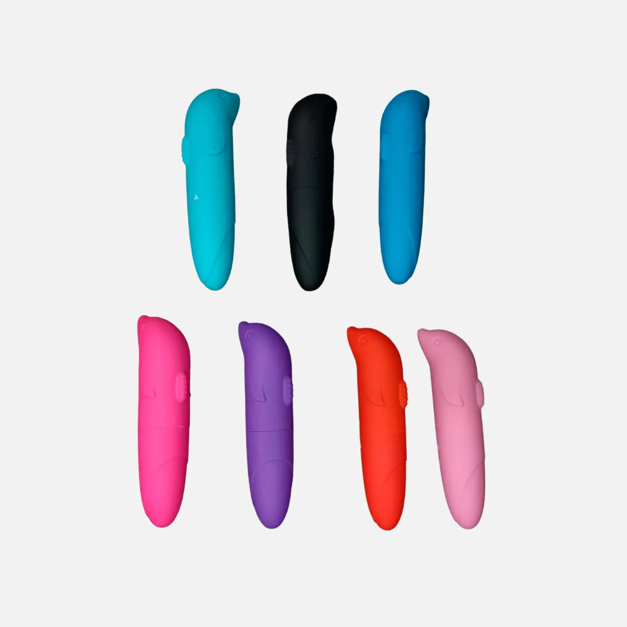 vibrador ponto g colors golfinho - aveludado