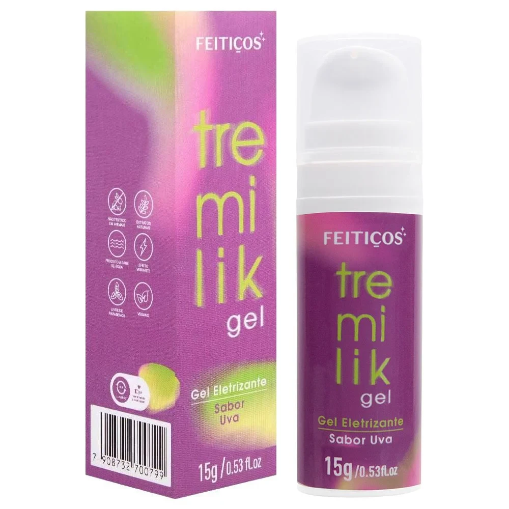 tremilik gel - sabor uva - com vibramax 15g