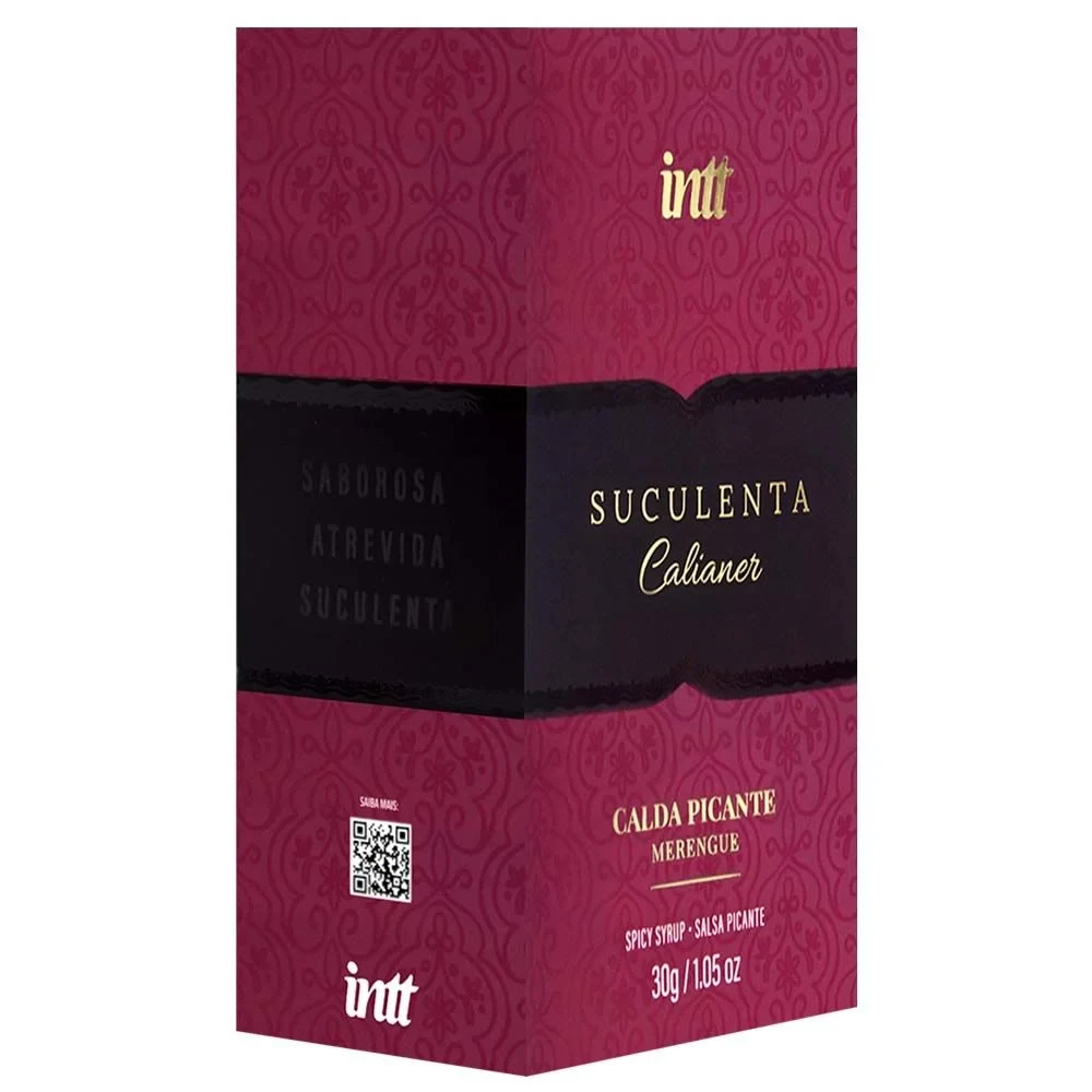 calda beijavel suculenta quente e picante calianer merengue 30g intt cosmeticos
