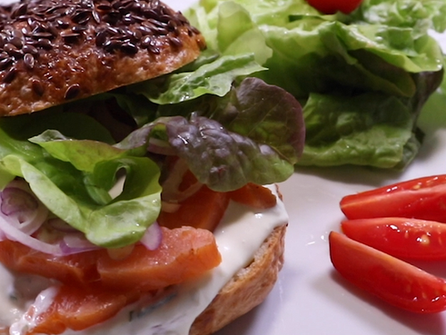 BAGEL DE SAUMON FUMÉ FICELLE