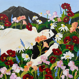 "Cerro de la Silla che rodea mi corazon", olio su tela, 150 x 100 cm
