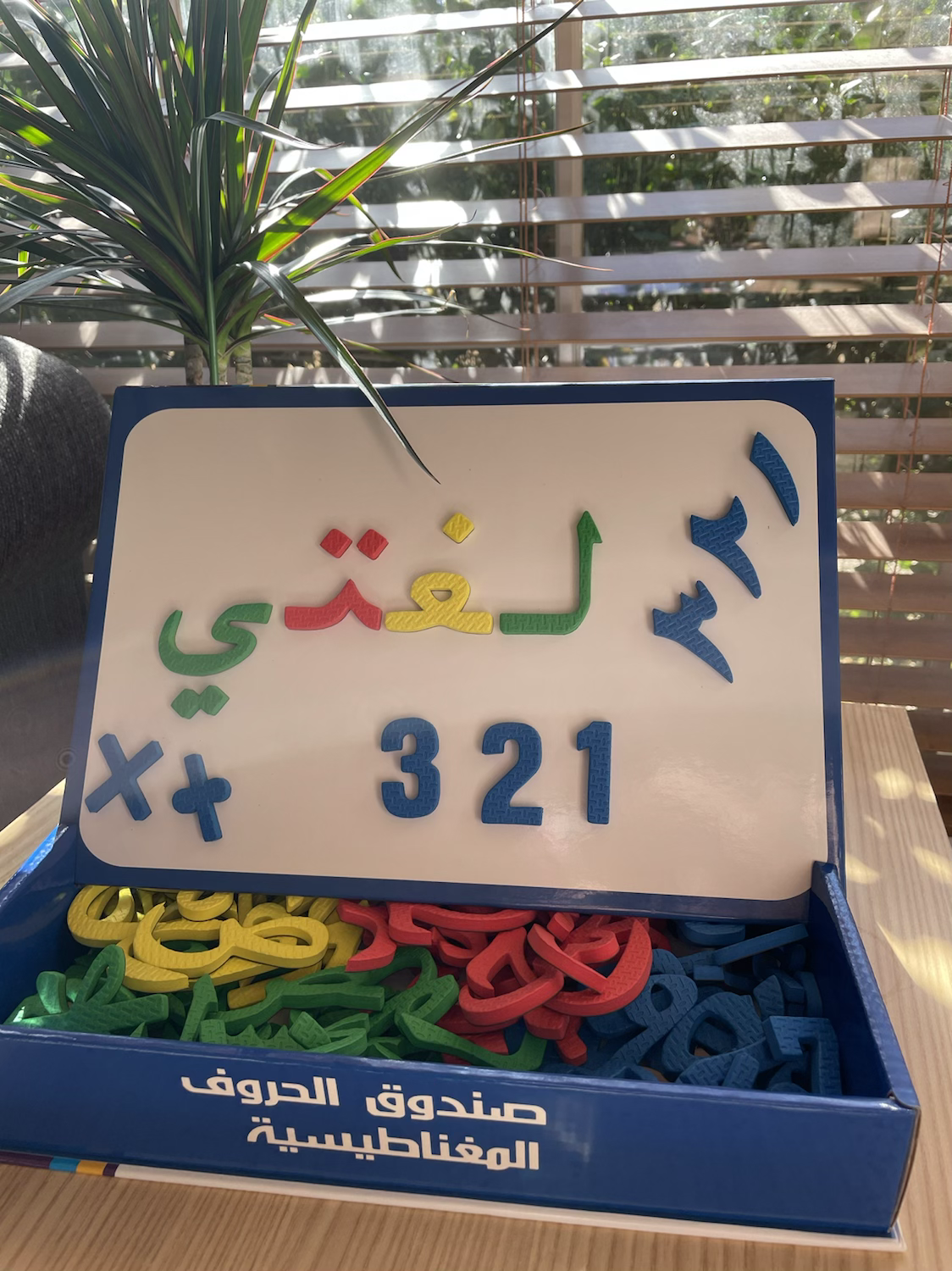 Magnetic Arabic Alphabet Box - صندوق الأحرف المغناطيسية 