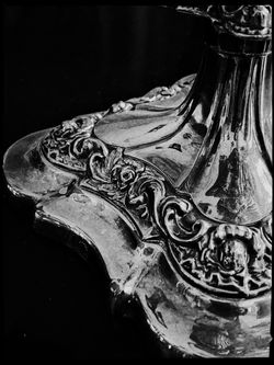 Candelabra base by Anne Sconberg