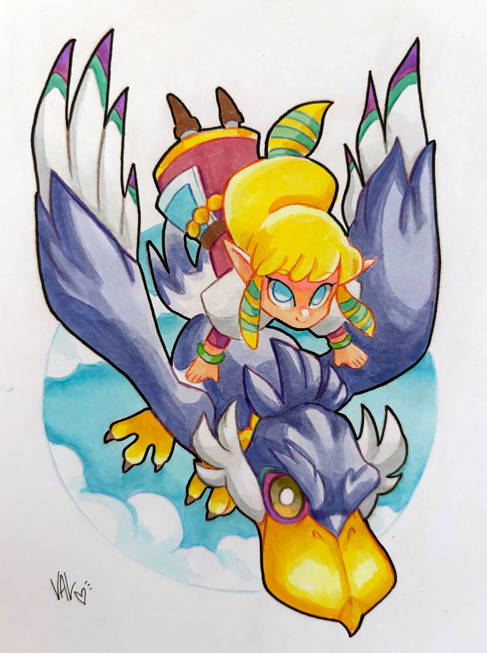 Thumbnail: Traditional Art Commission - Two Chibi Characters