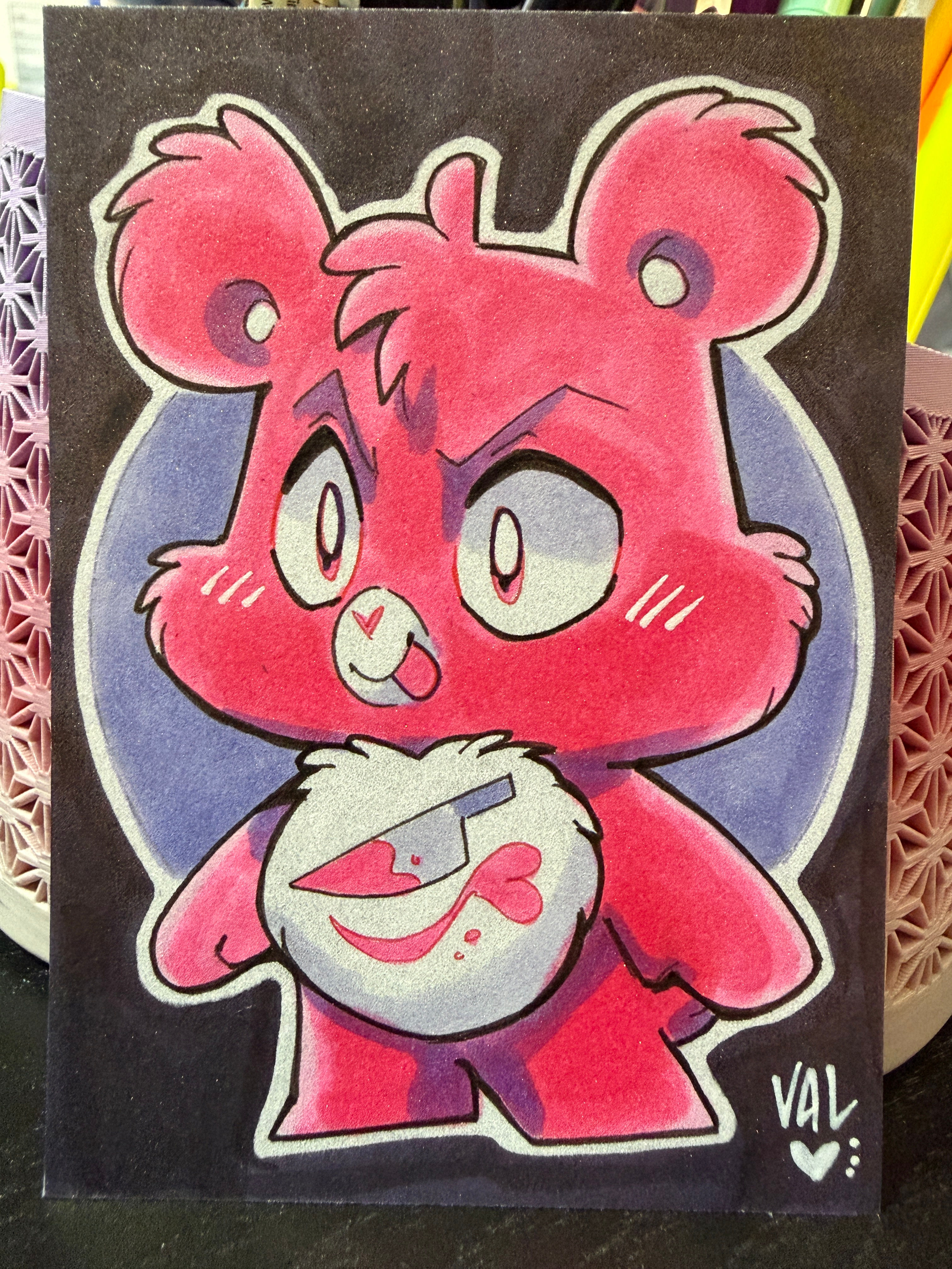 Tear Bear - Pocket Doodle