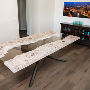 mappa burl live edge dining table 4x9ft