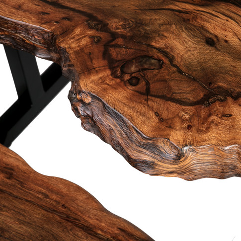 live edge black cherry wood