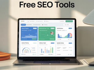 Marketer using free SEO tools to improve website rankings in 2026