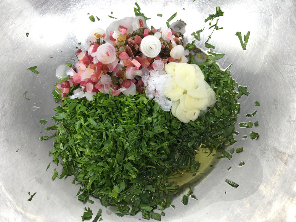 Pickled Ramp Chimichurri