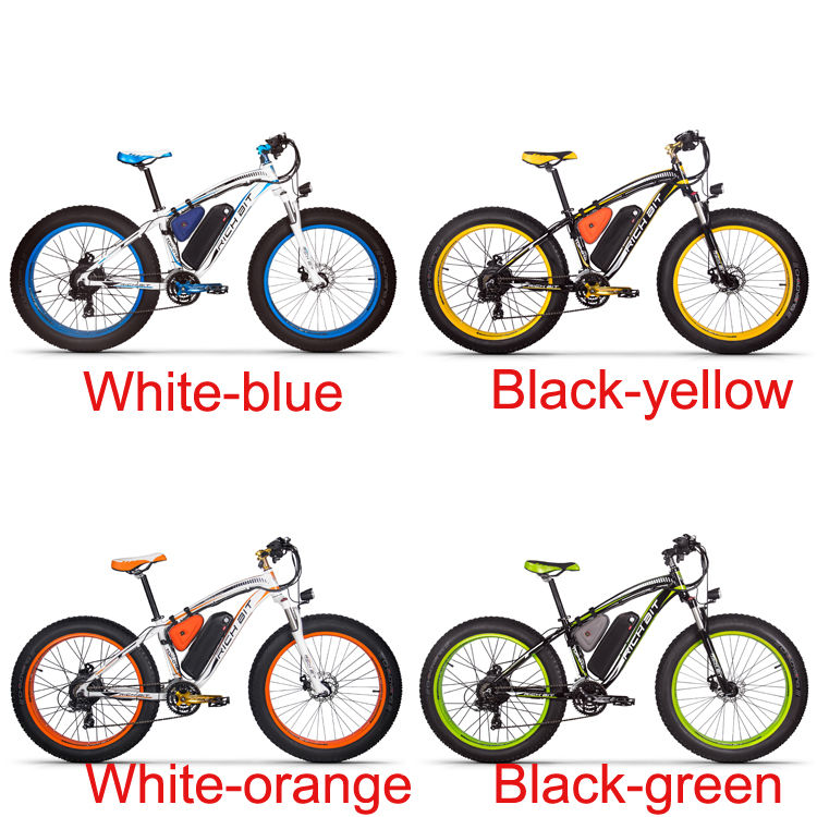 Thumbnail: Electric Bike 48v Fat Tire Electric Bike Mountain Bike 1000w