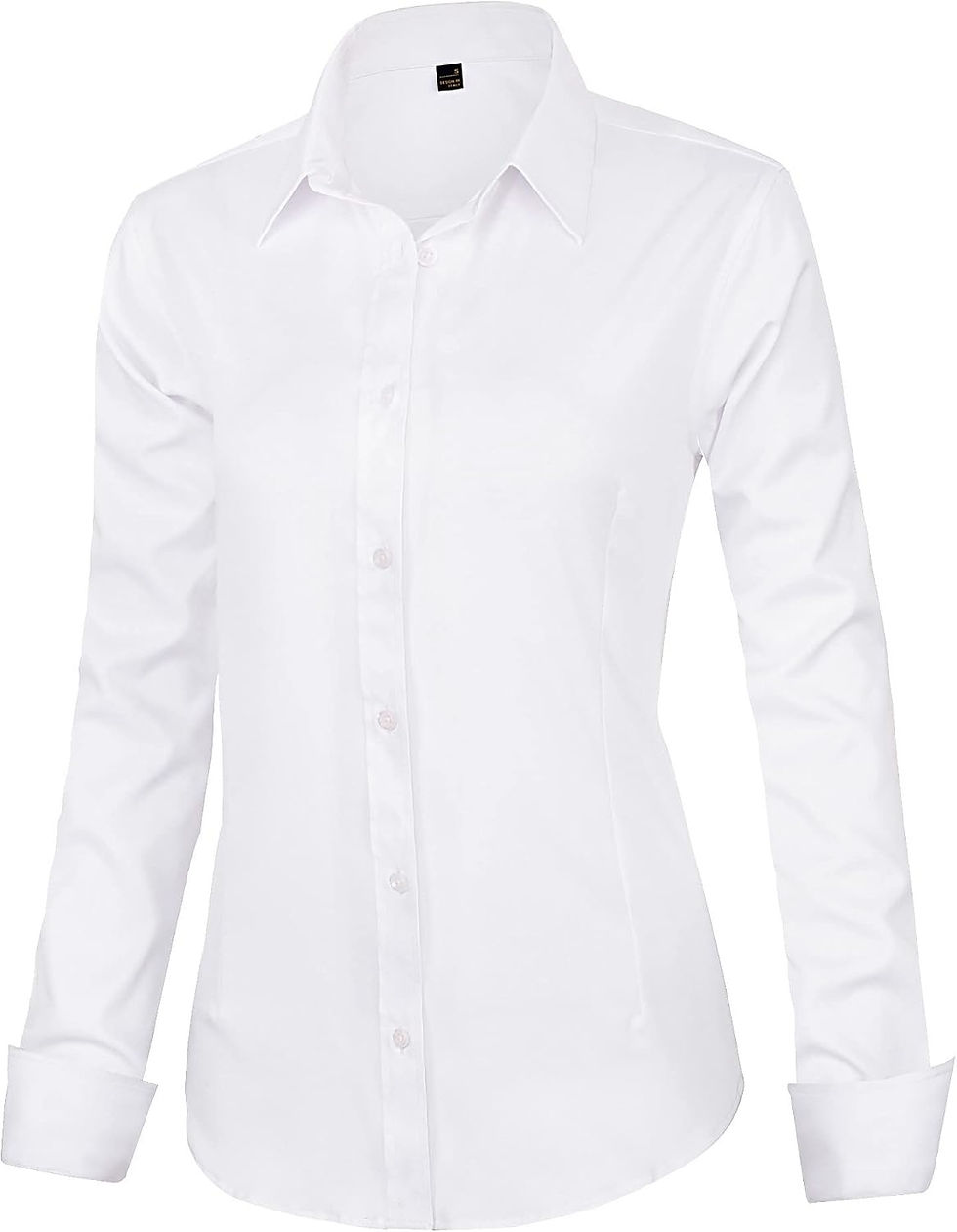 Thumbnail: J.VER Womens Dress Shirts Long Sleeve Button Down Shirt Wrinkle-Free Business Ca