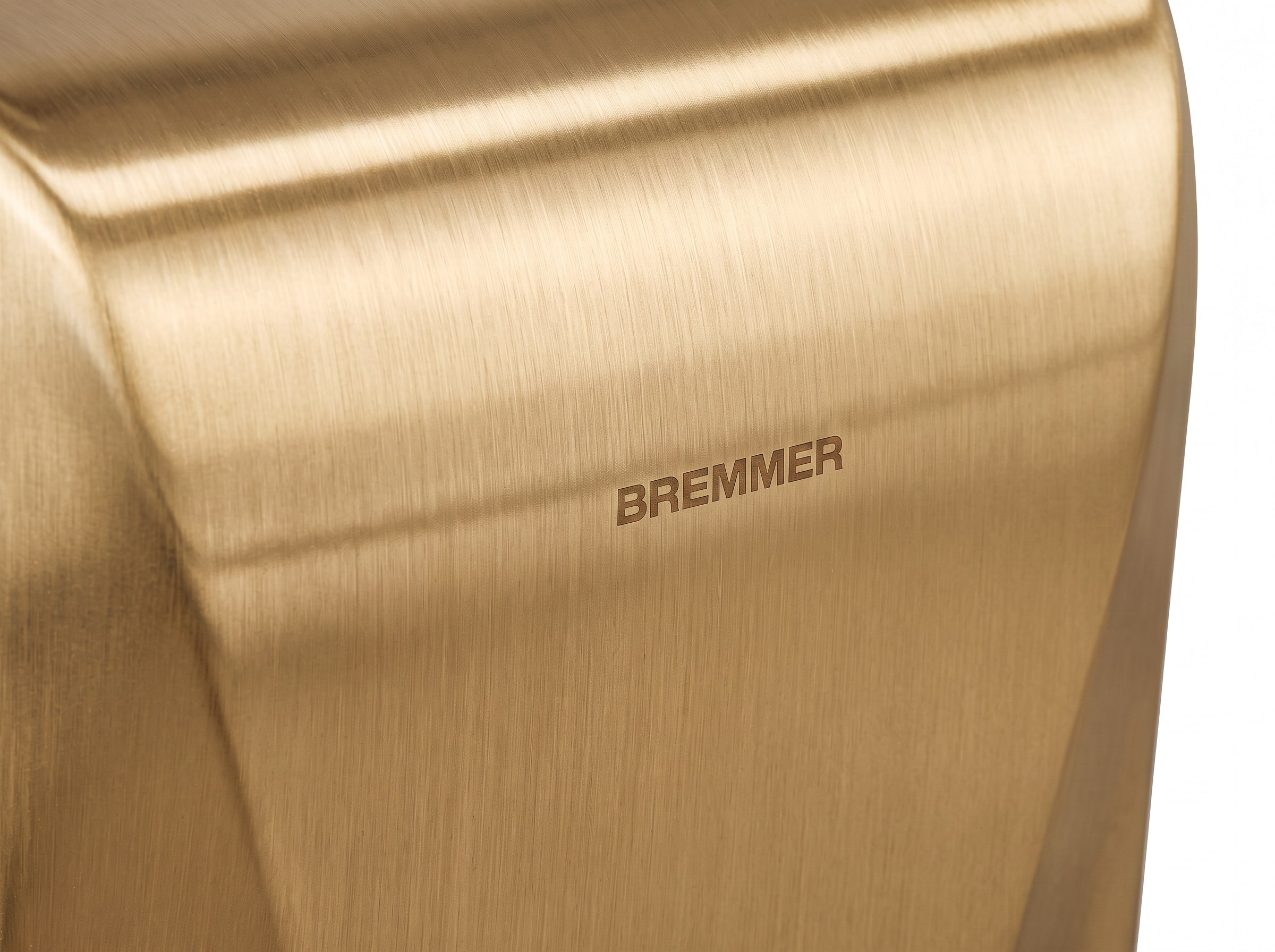 Blade Hand Dryer in Brushed Brass view 5