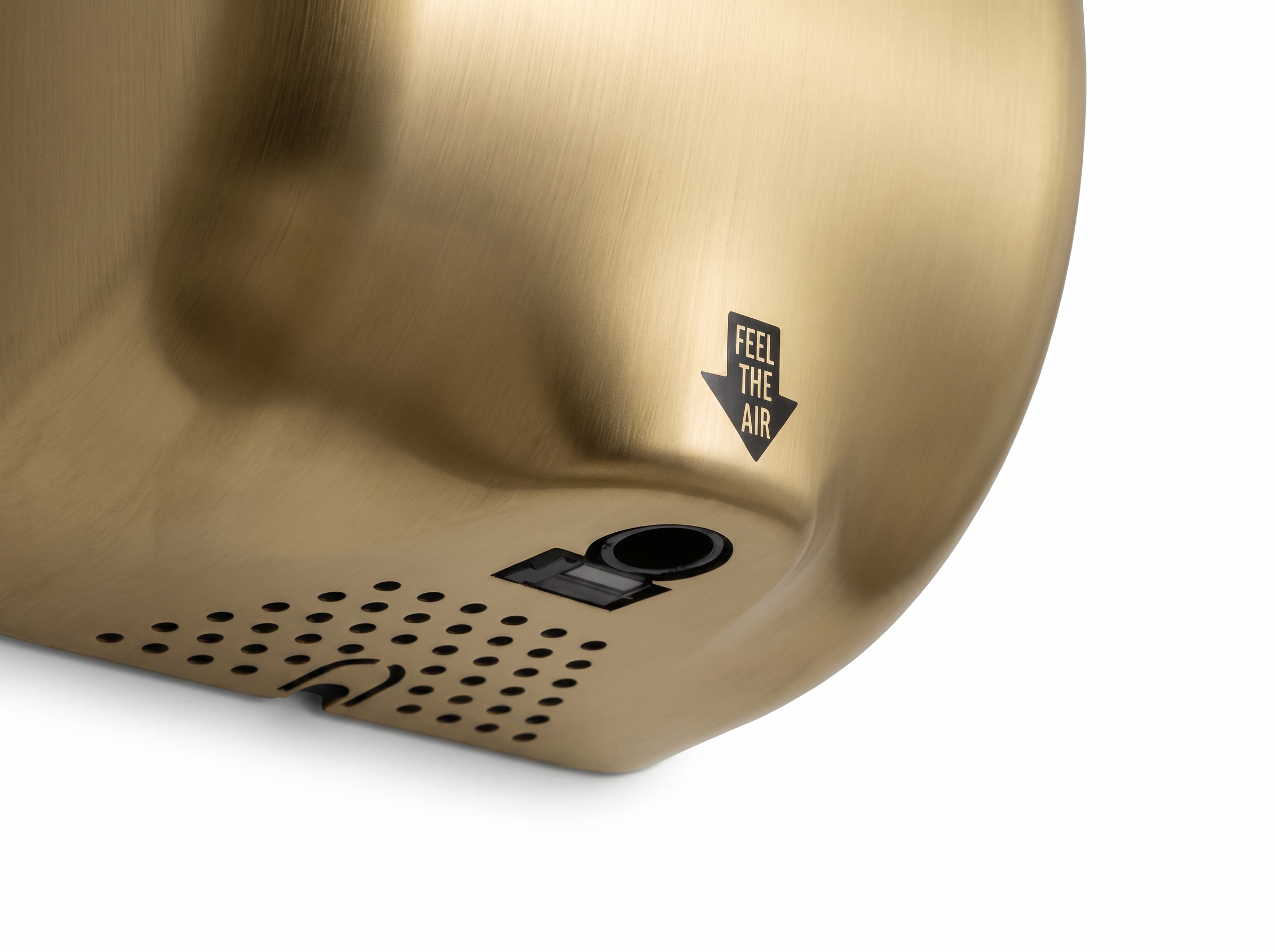Generic Turbo Hand Dryer in Brass view 5