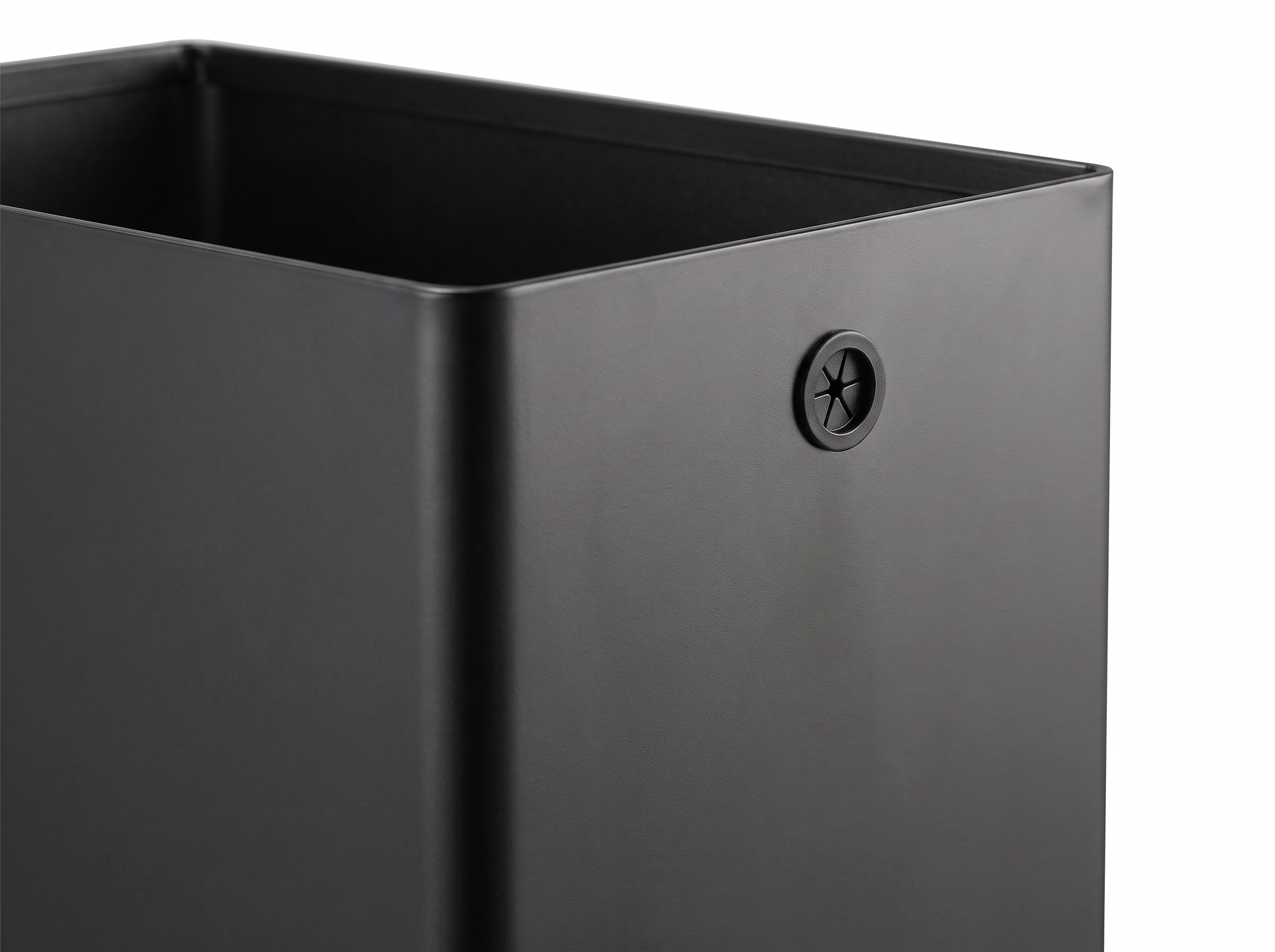 Tera Wall Mounted Bin in Black view 4
