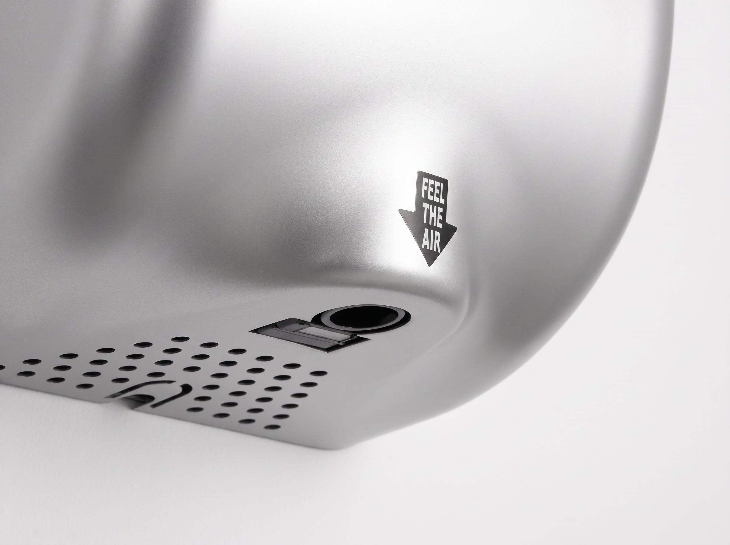 Generic Turbo Hand Dryer in Silver view 5