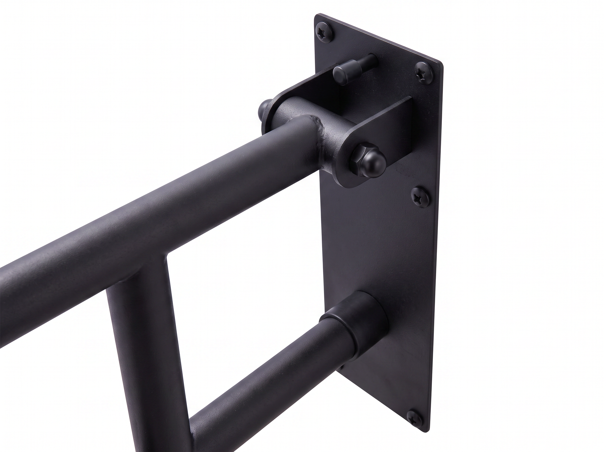 Rina Swing-Up Grab Bar in Black view 4