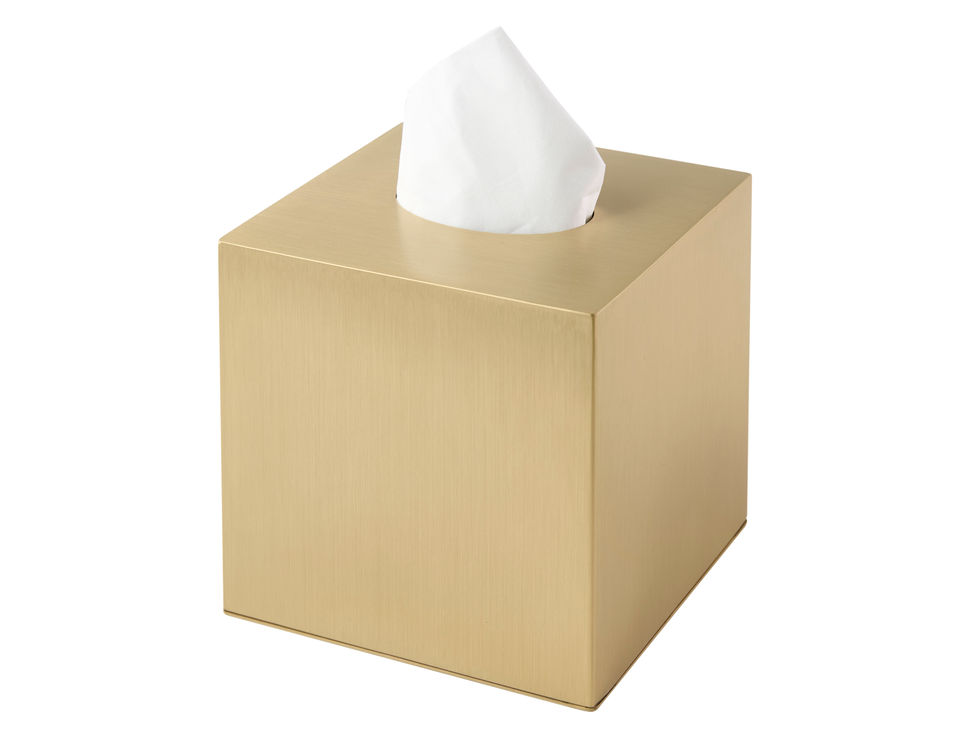 Corby_Plymouth_Brushed Brass_Cube_Tissue Box_ACO