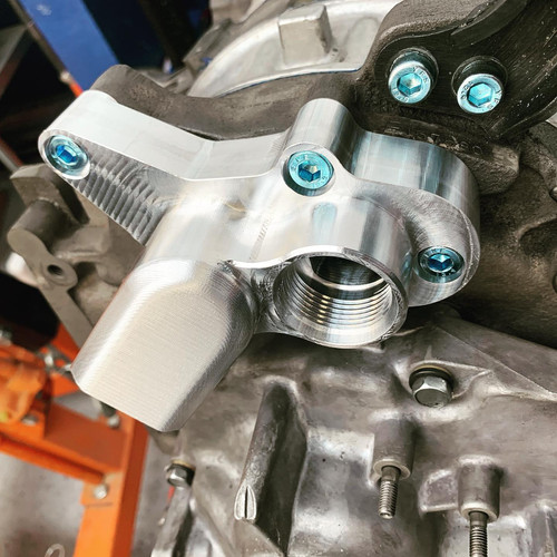 Billet Electric Water Pump Adaptor Built 2 Apex