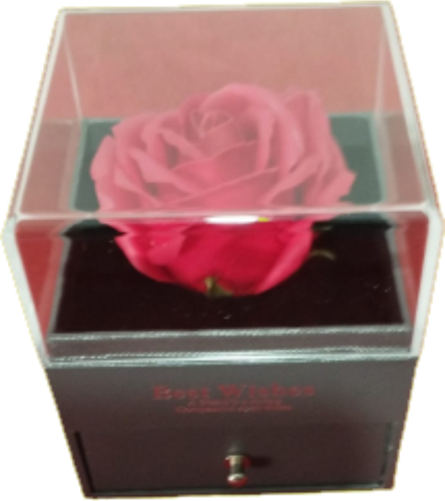 Miniatura: Caja alajero rosa