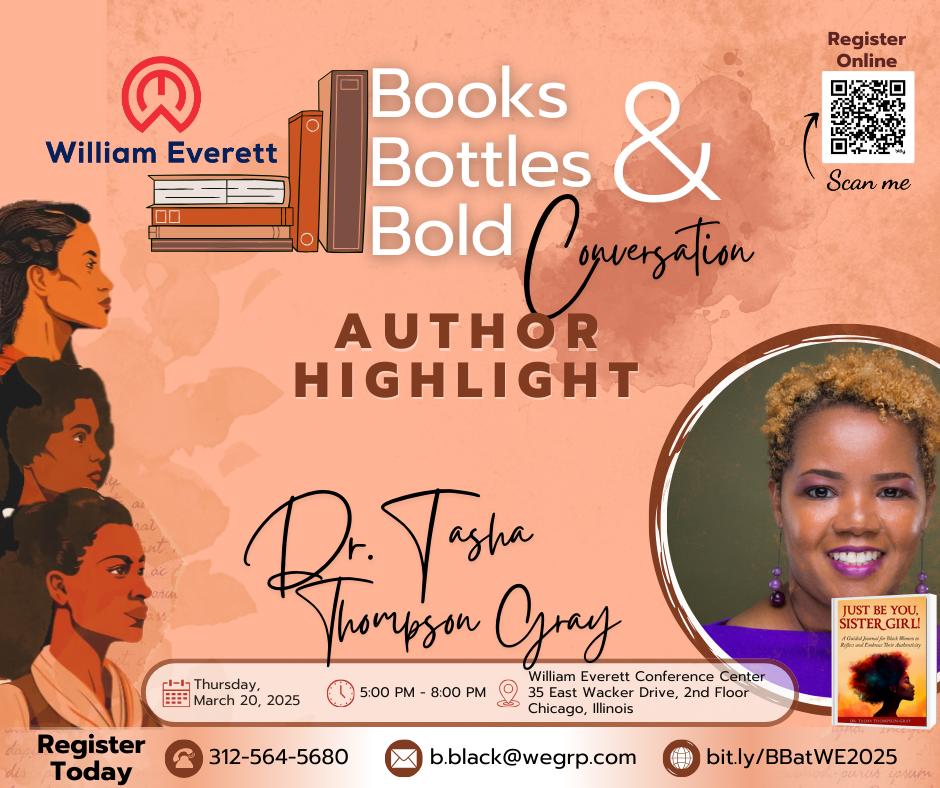 Register for this FREE event! It is a celebration of Women's History Month, and Dr. Tasha is one of the authors being highlighted. Her books and other merchandise will be available. See you there...