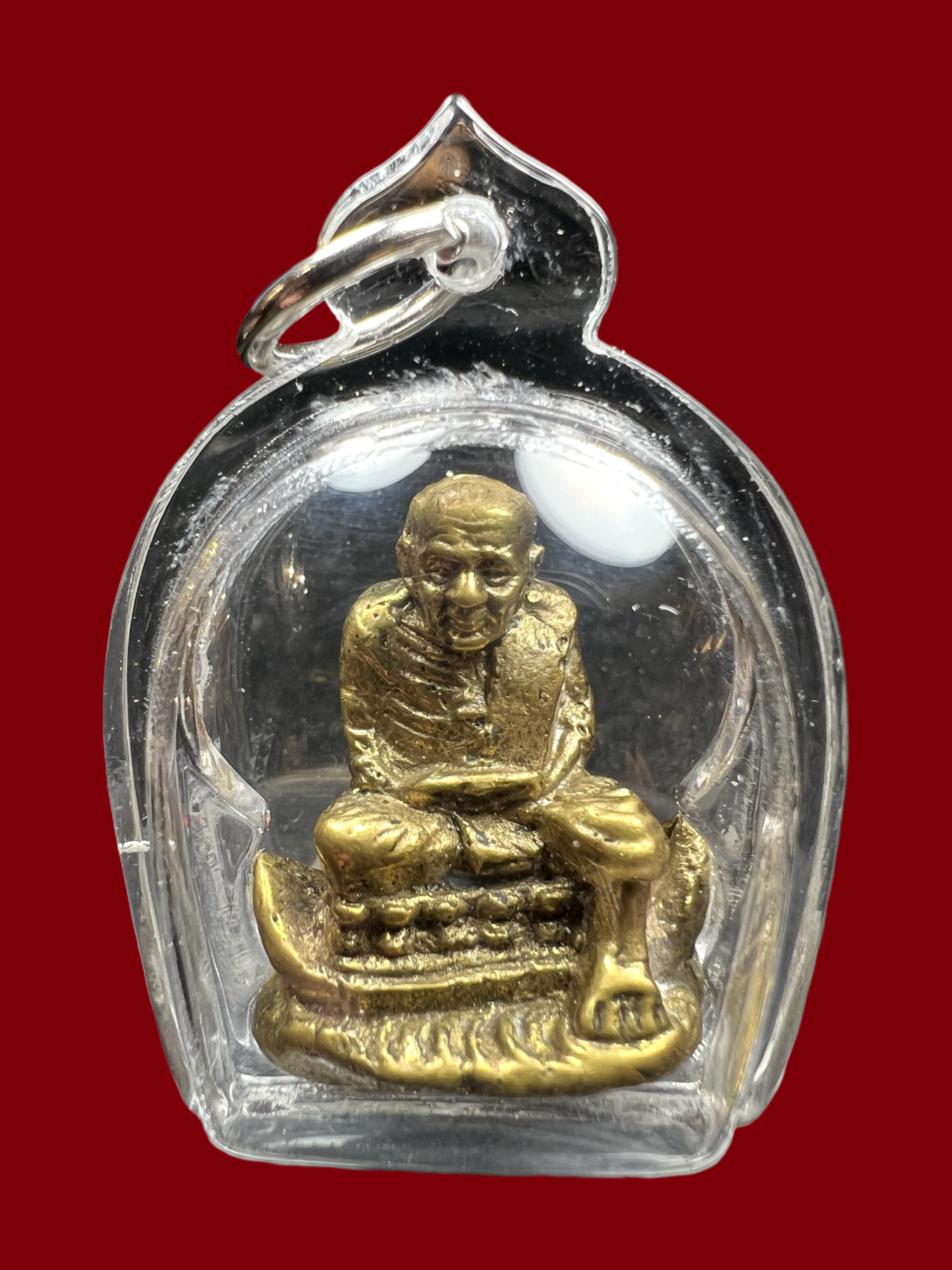 屈史馬下破 龍婆錠 2539年 龍普托 腳踏海上 混合金屬小立尊 