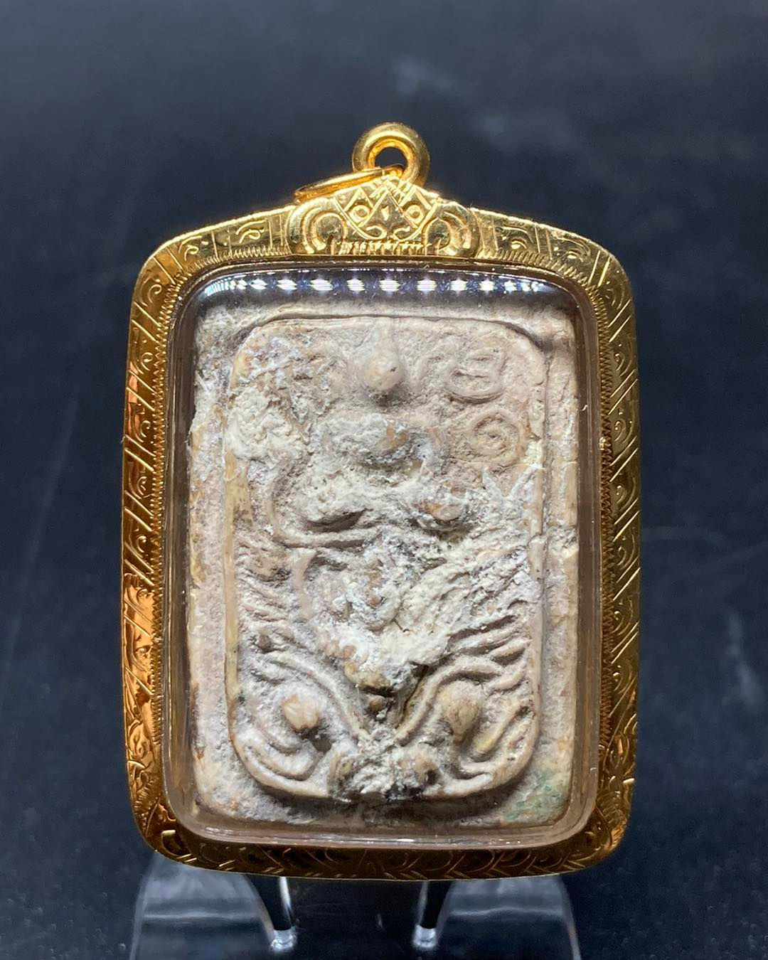 屈固實樂 龍婆班 2465-2473年 神獸崇笛 鷹神 已包防水金殼