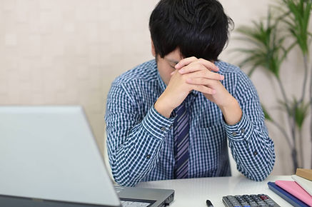 疲れている男性