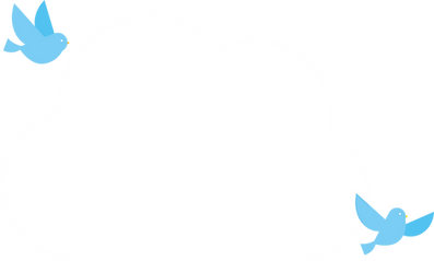 雲と鳥