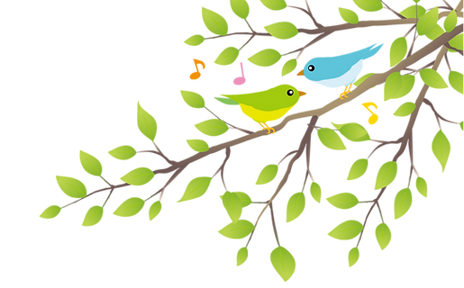 木に止まっている鳥