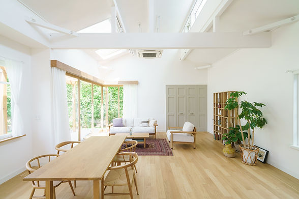 木目調のリビング