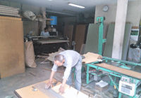 畳製造作業