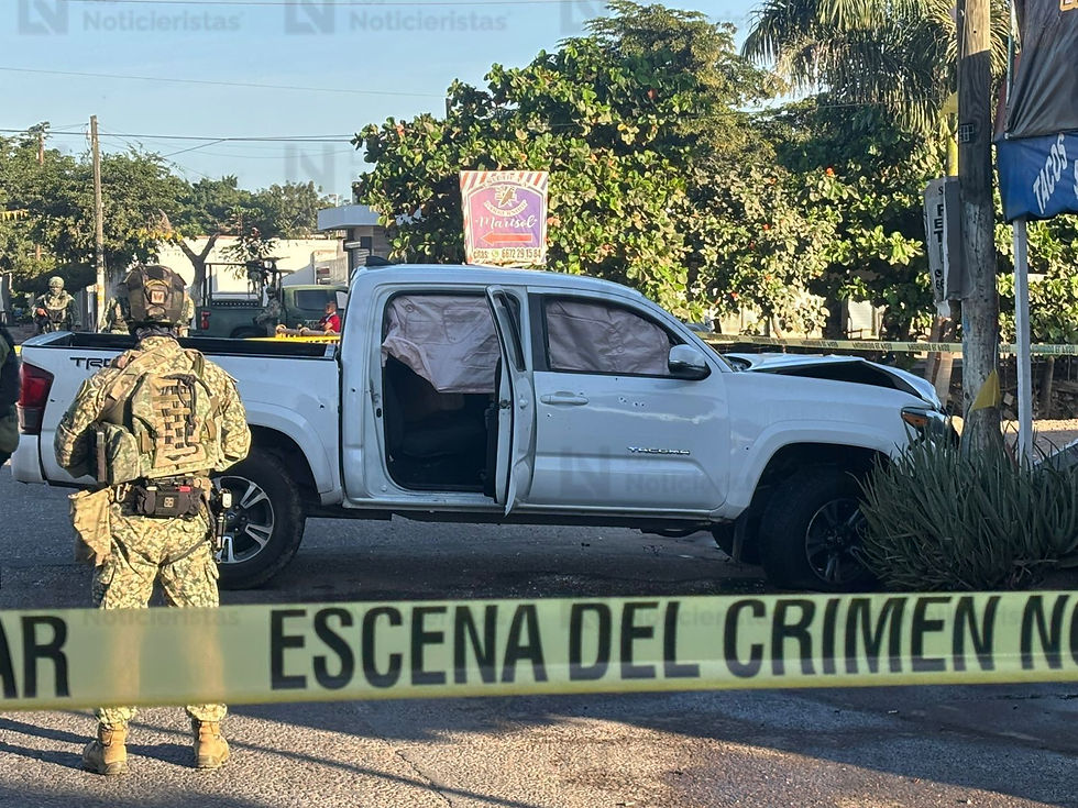Asesinan a jefe de Tránsito en Culiacán tras ataque armado.