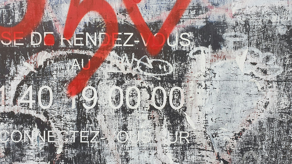 Grunge art with typography