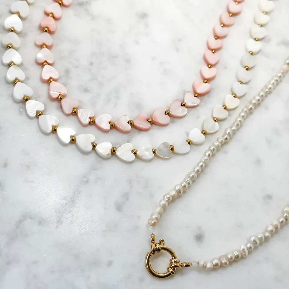 Thumbnail: Ketting met zoetwaterparels