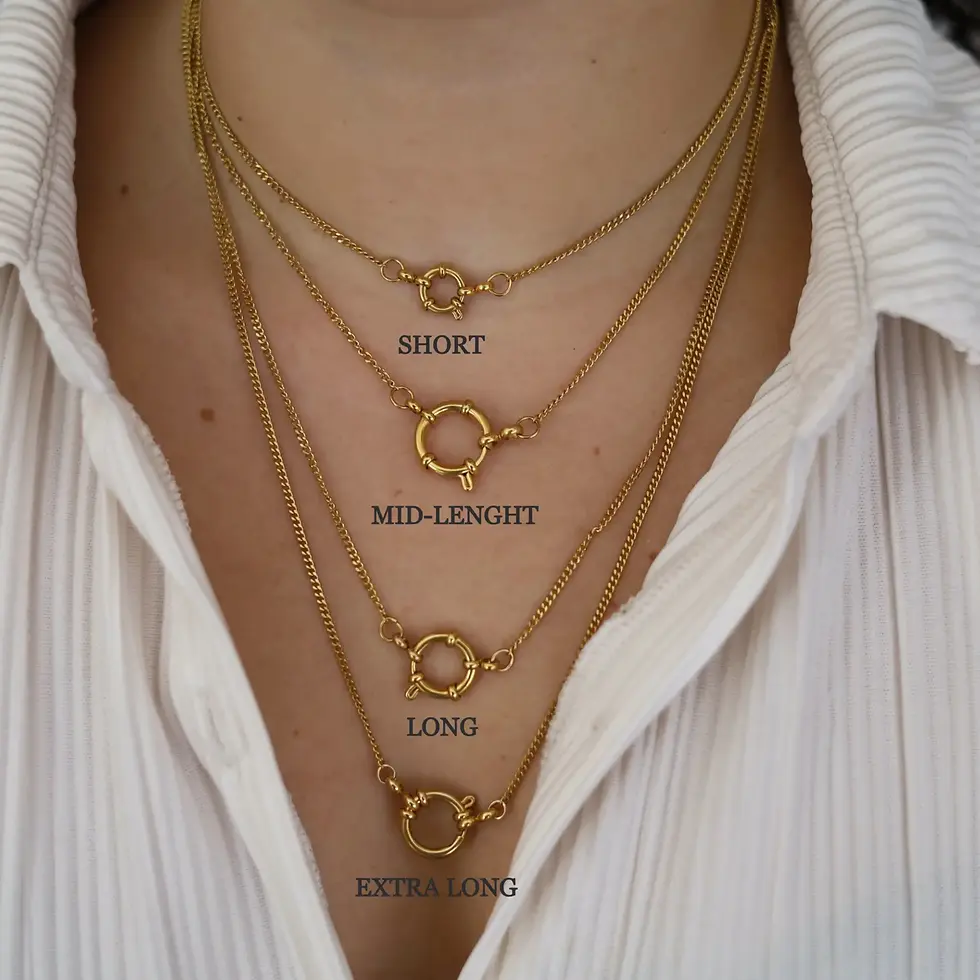 Thumbnail: Paarse ketting met boeislot