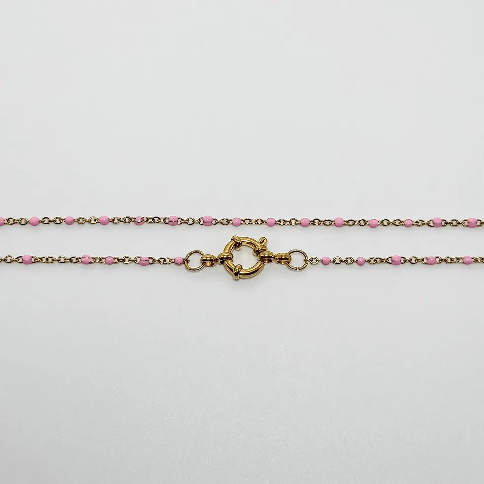 Thumbnail: Roze ketting met boeislot