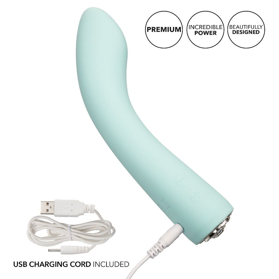 Thumbnail: Pave By Jopen Vivian Flexible Silicona Curved Shaft G-Spot Vibrator