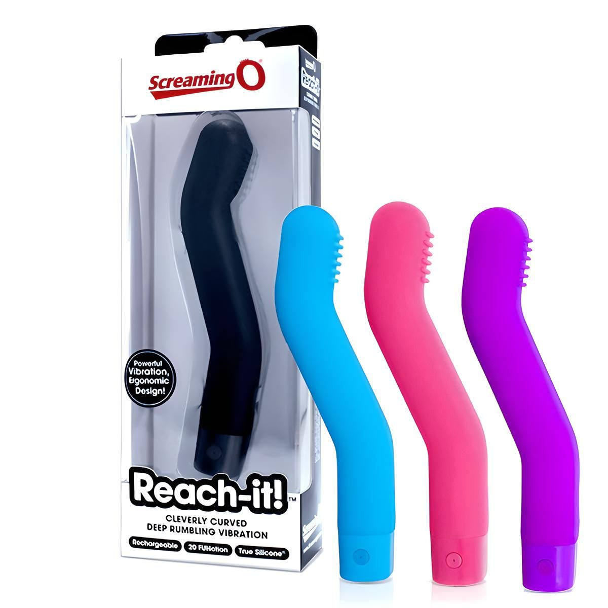 Screaming O Charged Reach-It! Rechargeable Curved G-Spot Vibrator