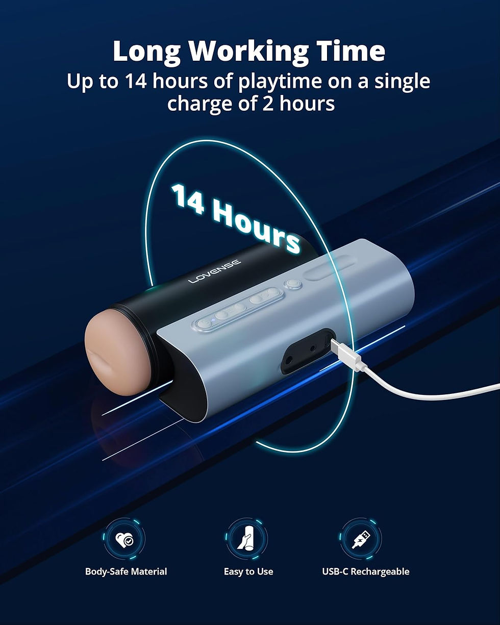 Thumbnail: Lovense Solace Pro AI Powered App Remote Control Thrusting Male Masturbator