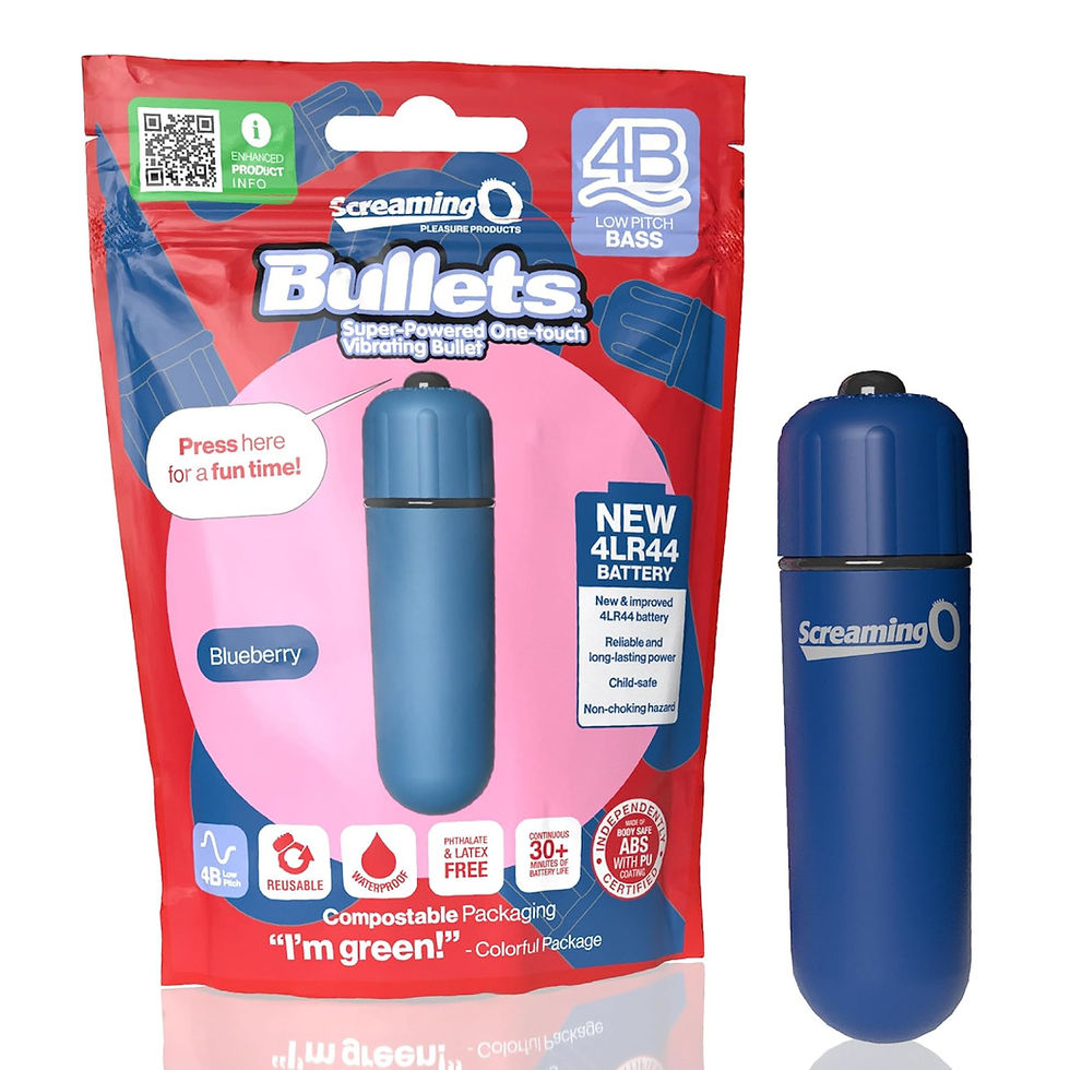 Thumbnail: Screaming O 4B Deep Rumbling Bullet Vibrator Blueberry Grape Kiwi Strawberry