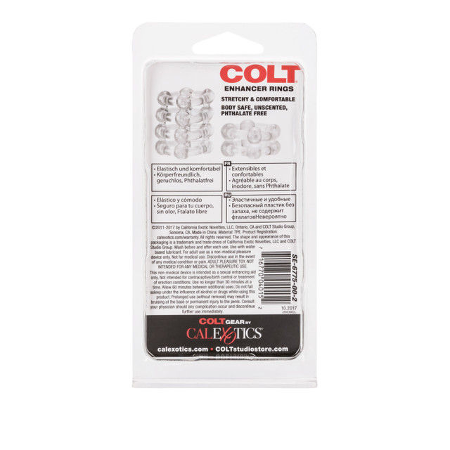 Thumbnail: Colt Gear Enhancer Cock Rings Set